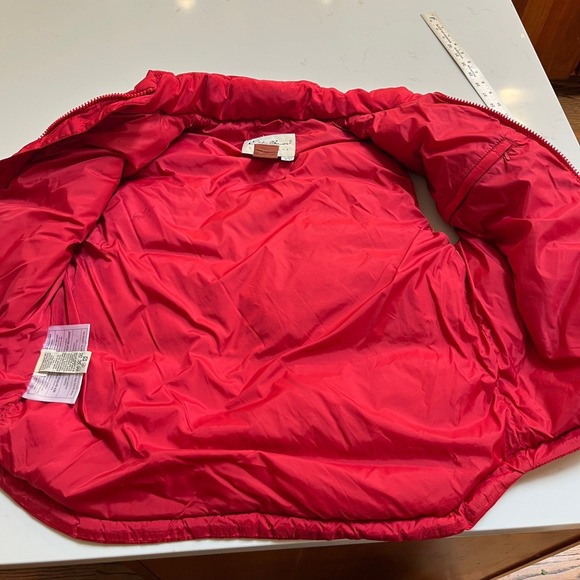 Vintage Eddie Bauer Womens Red Goose Down Puffer Vest Quilted Sz Small WPL 9647 - Picture 7 of 16